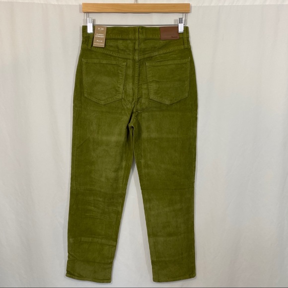 NWT Madewell Classic Straight Jeans Corduroy - Picture 7 of 9